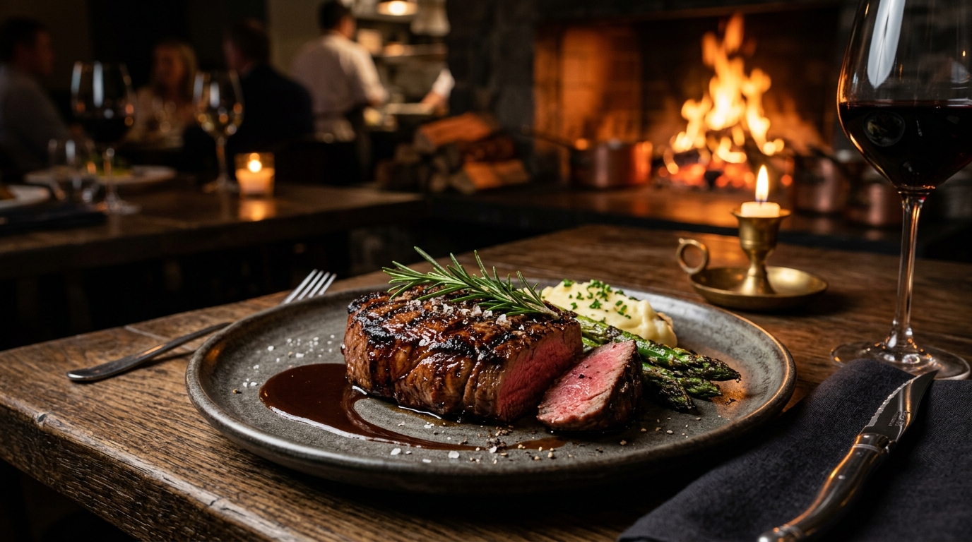 Oven Roast & Grill Master Hearth Steak Dining